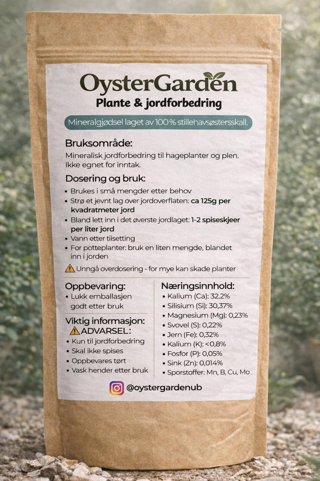 OysterGarden Jordforbedringspulver